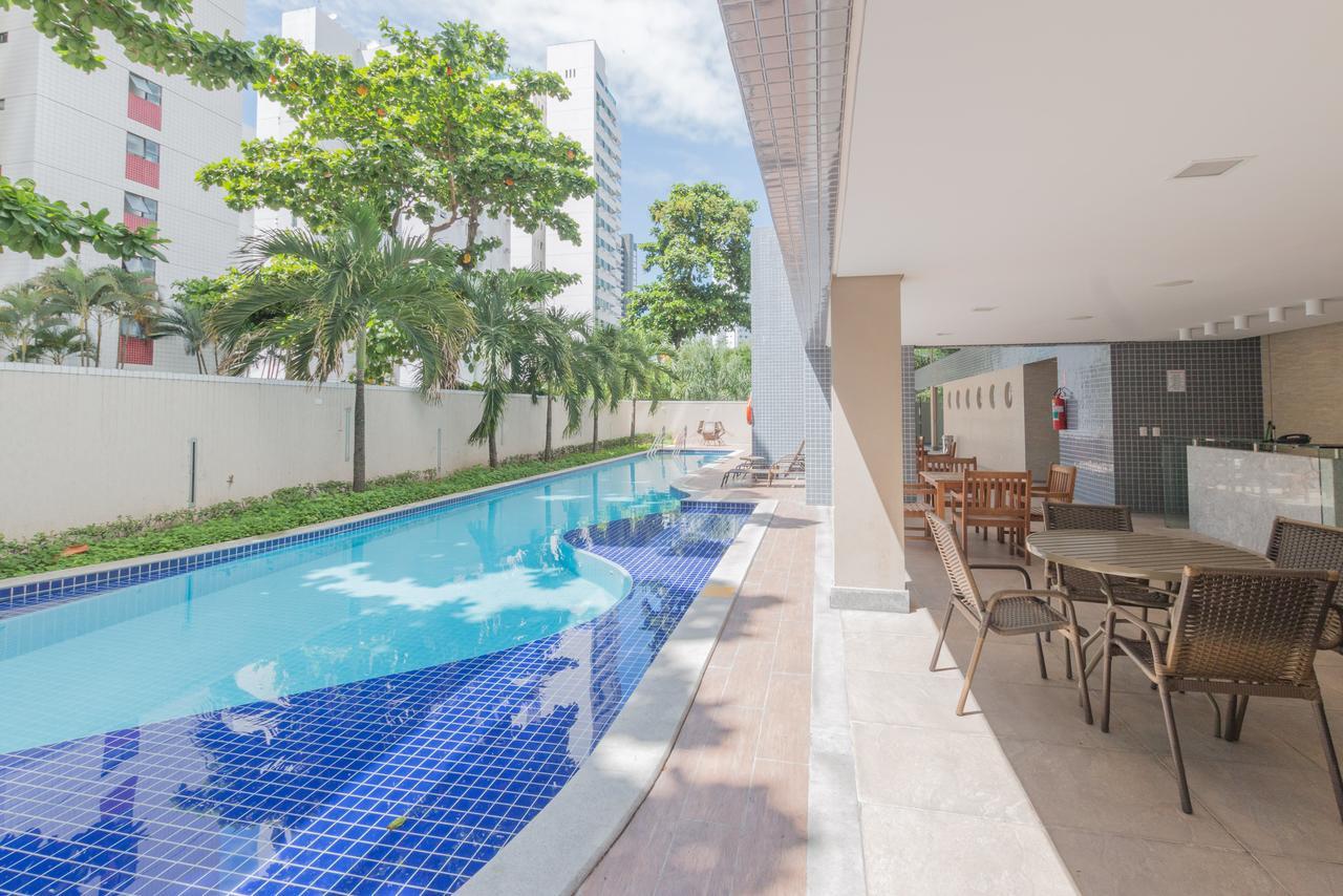 Excelente Flat Em Boa Viagem 2 Quartos Beach Class Ideal Para Familia Ou Negocios Nob2105 Recife Exteriör bild