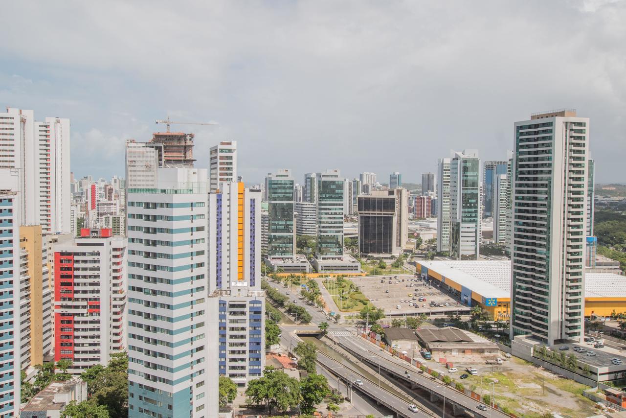 Excelente Flat Em Boa Viagem 2 Quartos Beach Class Ideal Para Familia Ou Negocios Nob2105 Recife Exteriör bild